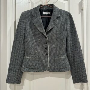 TAHARI Wool Blend Button Up Jacket Size 4 VGUC